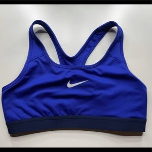 Navy Nike Dri Fit Racerback Bra Size M